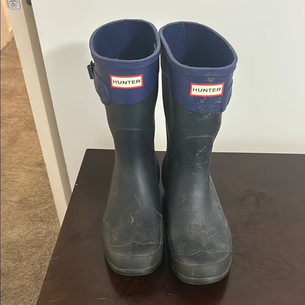 Hunter Classic Blue Waterproof Boots